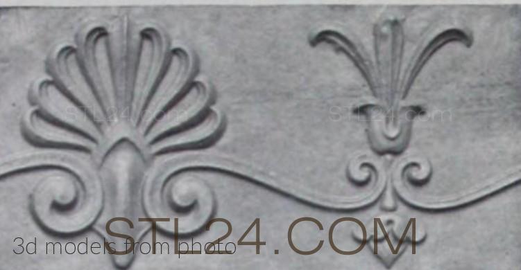 Фризы (FRIESE_1595 -  | 3D model 3DSMAX / OBJ / STL) 3D модель для ЧПУ станка